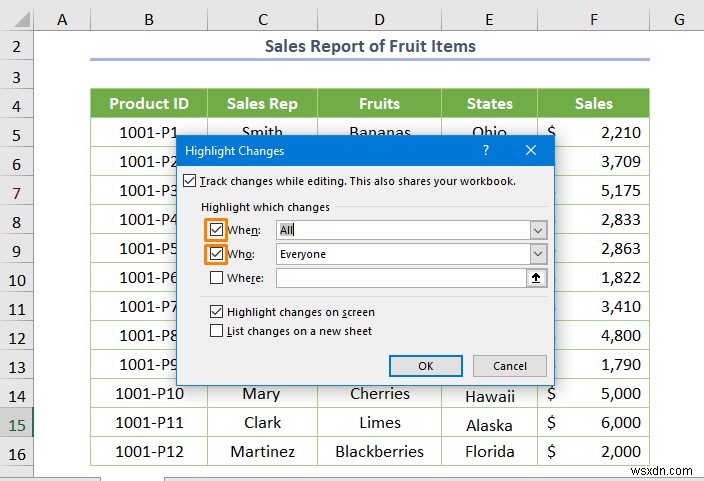 여러 사용자가 함께 편집할 수 있도록 Excel 파일을 공유하는 방법