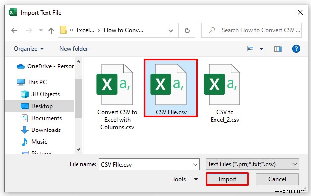 CSV 파일을 열(컬럼)이 정리된 Excel 파일로 변환하는 5가지 방법