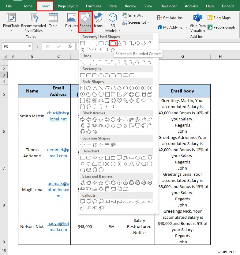 엑셀에서 아웃룩(Outlook)으로 자동 이메일 보내는 방법 4가지