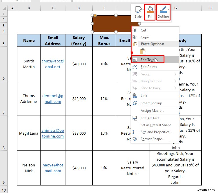 엑셀에서 아웃룩(Outlook)으로 자동 이메일 보내는 방법 4가지