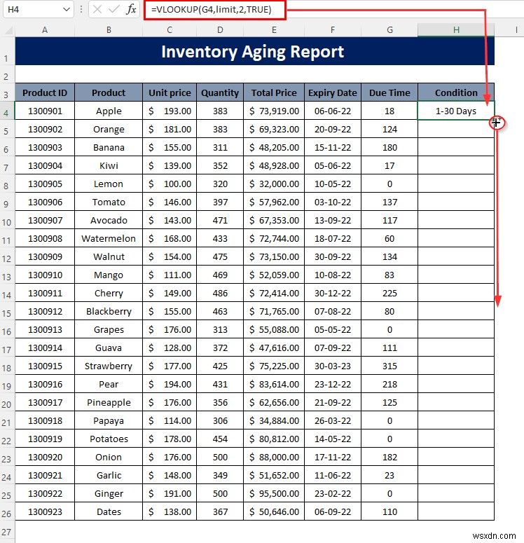 엑셀로 재고 경과(Aging) 보고서 만드는 방법 — 4단계 완벽 가이드