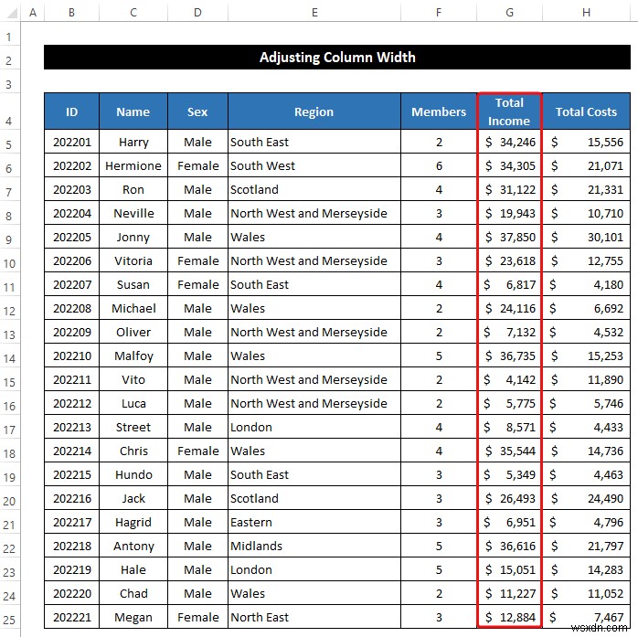 엑셀에서 모든 열을 한 페이지에 맞추는 5가지 쉬운 방법