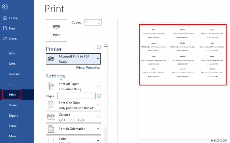 엑셀 데이터로 워드에서 레이블 인쇄하는 방법 (쉬운 단계별 가이드)