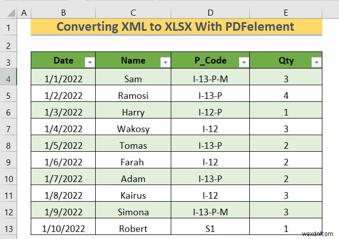파일을 열지 않고 XML을 XLSX로 변환하는 방법 (단계별 완벽 가이드)