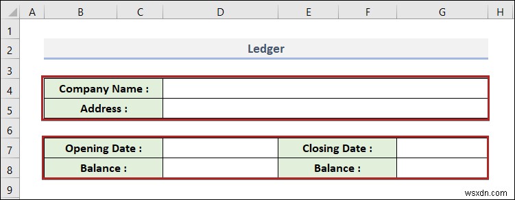 Excel에서 원장(Ledger) 만드는 방법: 5단계 완벽 가이드