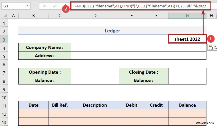 Excel에서 원장(Ledger) 만드는 방법: 5단계 완벽 가이드