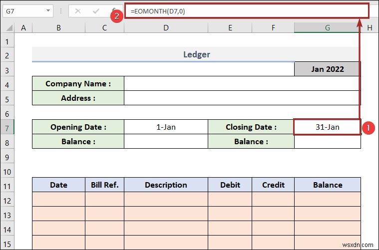 Excel에서 원장(Ledger) 만드는 방법: 5단계 완벽 가이드