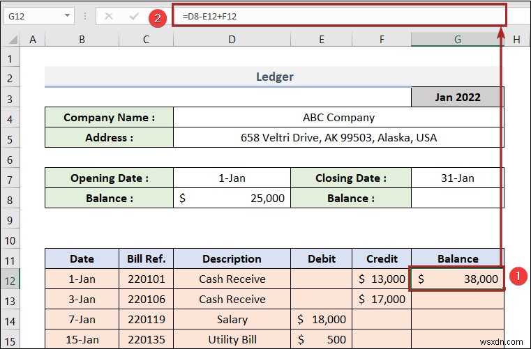 Excel에서 원장(Ledger) 만드는 방법: 5단계 완벽 가이드