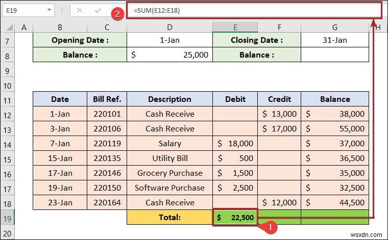 Excel에서 원장(Ledger) 만드는 방법: 5단계 완벽 가이드