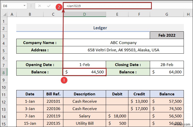 Excel에서 원장(Ledger) 만드는 방법: 5단계 완벽 가이드