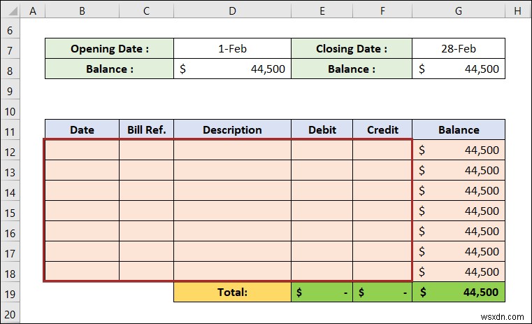 Excel에서 원장(Ledger) 만드는 방법: 5단계 완벽 가이드