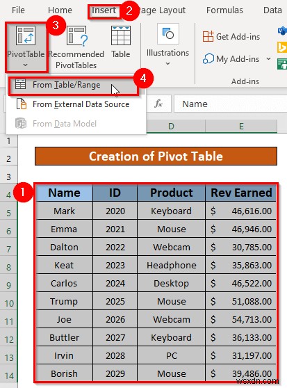 Excel 피벗 테이블에서 데이터 모델 제거하는 방법(간단한 3단계)
