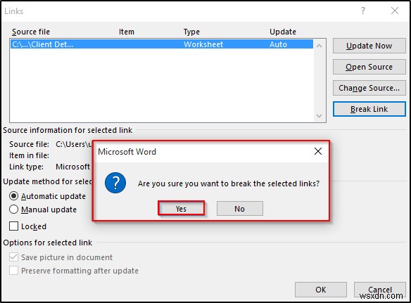 워드(Word) 문서에서 엑셀(Excel) 링크 제거하는 방법 – 단계별 가이드