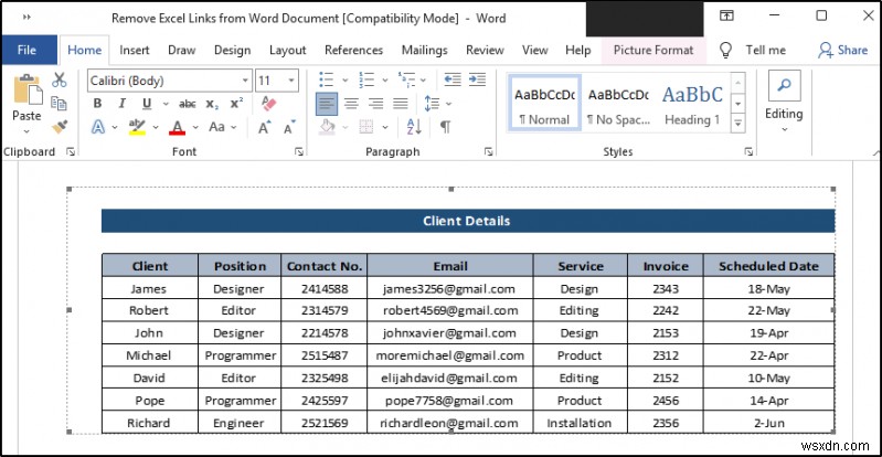 워드(Word) 문서에서 엑셀(Excel) 링크 제거하는 방법 – 단계별 가이드