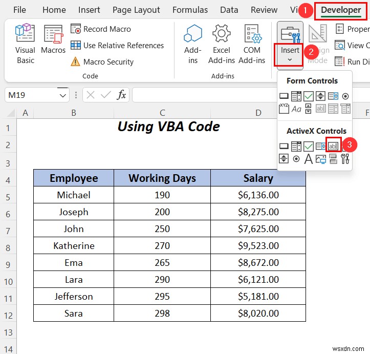 Excel 텍스트 상자에서 텍스트 강조 표시하는 3가지 방법