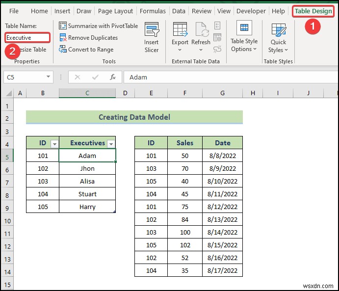 Excel 데이터 모델에서 데이터를 가져오는 방법(쉬운 방법 2가지)