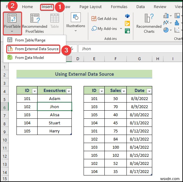 Excel 데이터 모델에서 데이터를 가져오는 방법(쉬운 방법 2가지)