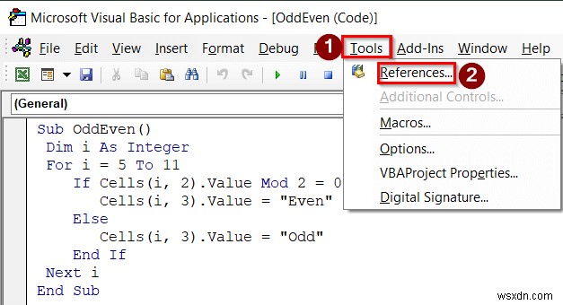 Excel에서 참조 대화 상자(References Dialog Box)를 표시하는 방법 – 단계별 완벽 가이드