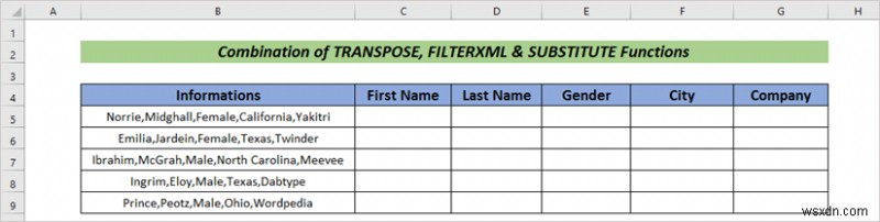 Excel 수식으로 텍스트를 열로 자동 분할하는 3가지 방법