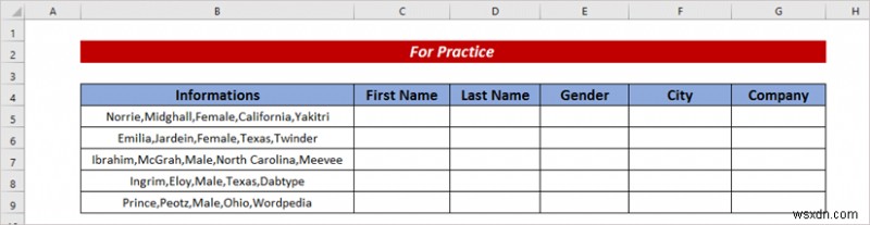 Excel 수식으로 텍스트를 열로 자동 분할하는 3가지 방법