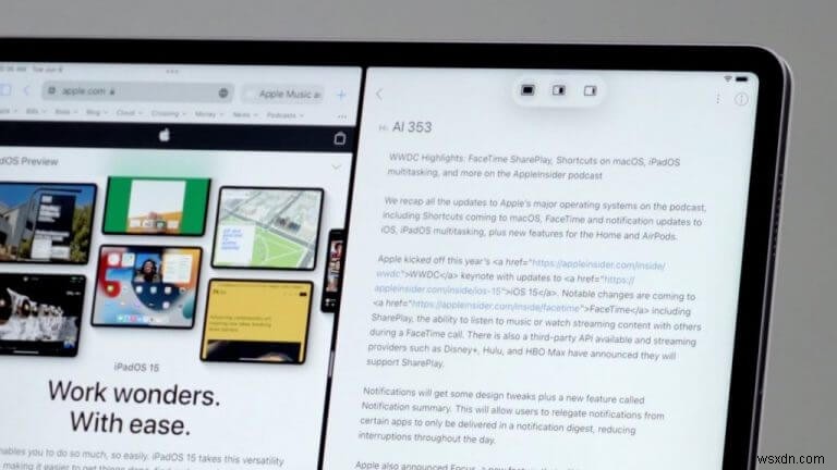 Windows 11 멀티태스킹 혁신: iPadOS의 시각적 제스처 힌트를 따라잡다