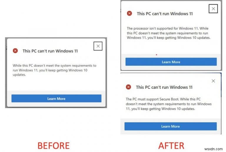 Windows 11 CPU 최소 하드웨어 요구 사항, 마이크로소프트가 밝히지 않은 진실
