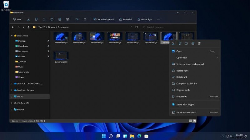 Windows 11 Dev 채널 빌드 22000.51, 새로워진 사용자 인터페이스 직접 살펴보기