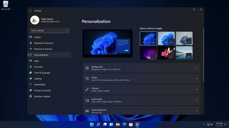 Windows 11 Dev 채널 빌드 22000.51, 새로워진 사용자 인터페이스 직접 살펴보기