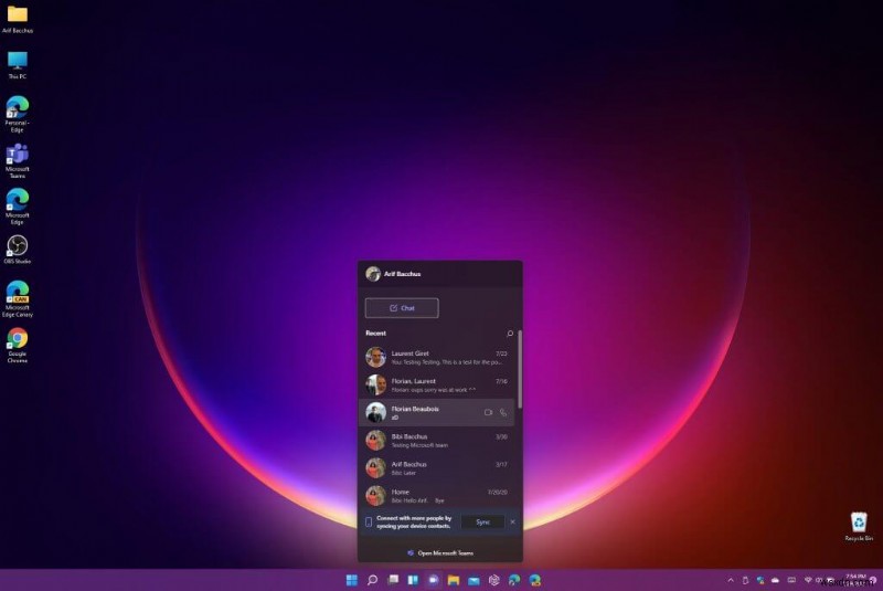 Windows 11의 Microsoft Teams 채팅 앱, Skype 대체하기엔 아직 이르다