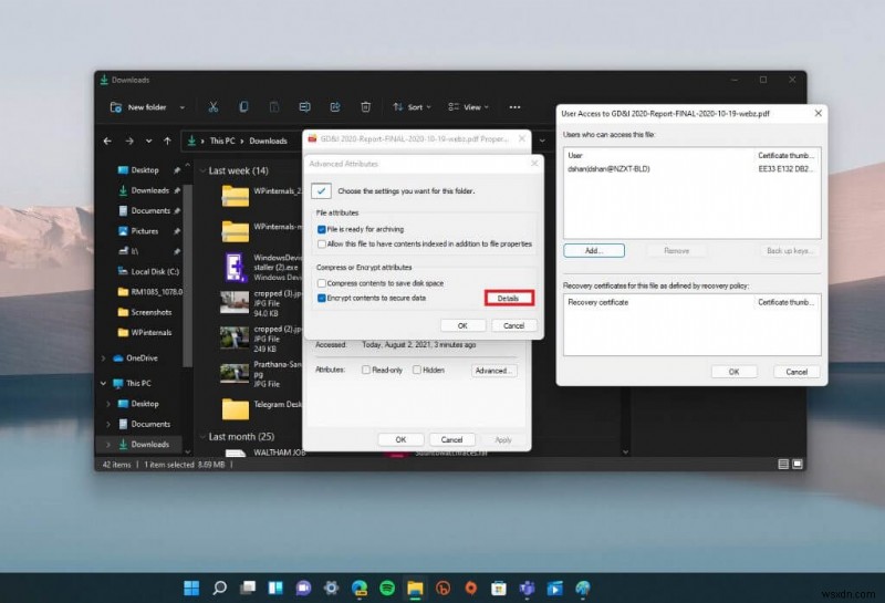 Windows 11에서 파일·폴더를 암호로 보호하는 방법