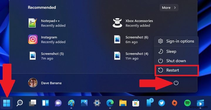 Windows 11을 재시작하는 5가지 방법 총정리