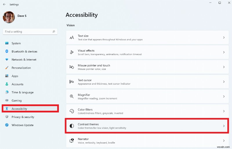 Windows 10과 11에서 고대비 테마 켜기·끄기 및 사용자 지정 테마 만드는 방법