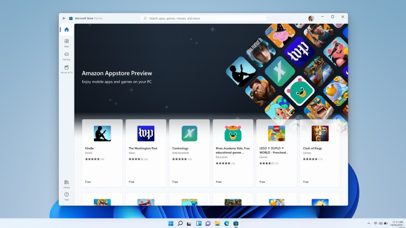 다음 달 Windows 11에 안드로이드 앱과 작업 표시줄 개선 기능이 도입됩니다