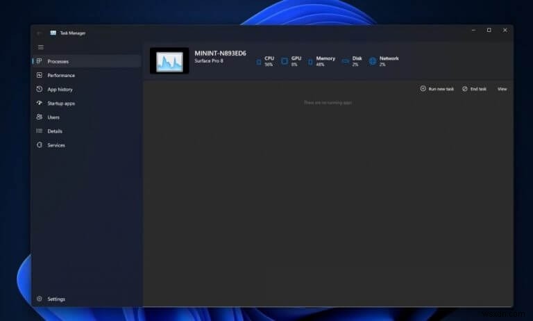 Windows 11 최신 Insider 빌드에 숨겨진 새로운 작업 관리자 앱 발견