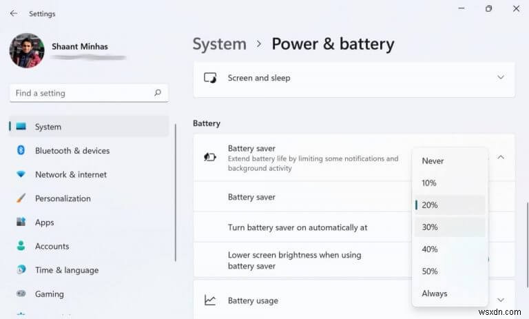Windows 11 배터리 수명 늘리는 방법 총정리