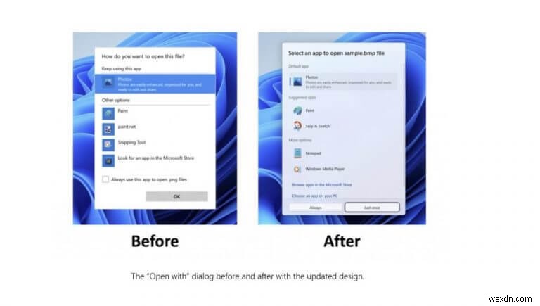 Windows 11 개발자 채널 빌드 22567 공개… 깔끔해진  연결 프로그램  대화 상자와 스마트 앱 컨트롤