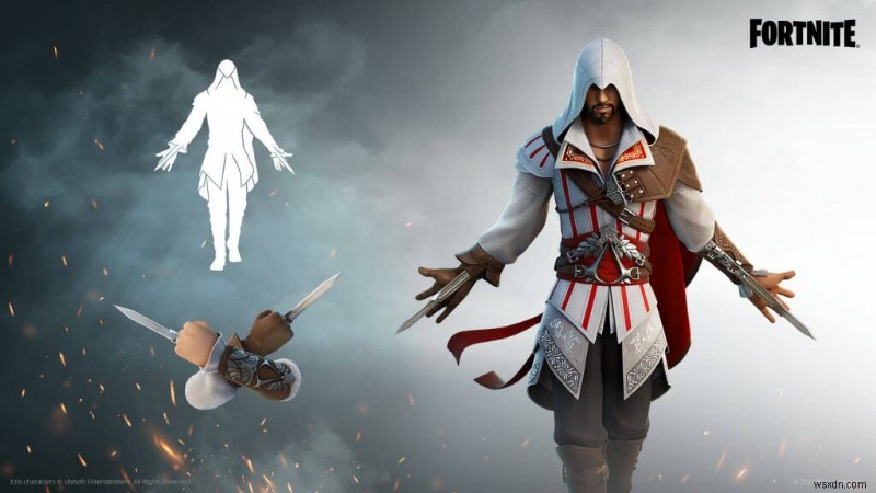 어쌔신 크리드 에치오·에이버, 포트나이트에 정식 출시