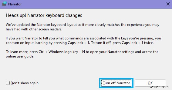 Windows 11 내레이터 시작·중지 방법과 완전히 비활성화하는 법