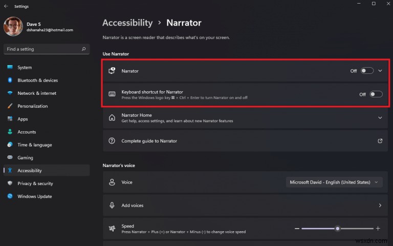 Windows 11 내레이터 시작·중지 방법과 완전히 비활성화하는 법