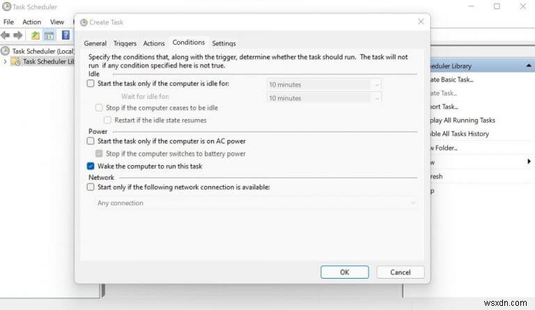 Windows PC가 지정한 시간에 자동으로 깨어나도록 예약하는 방법