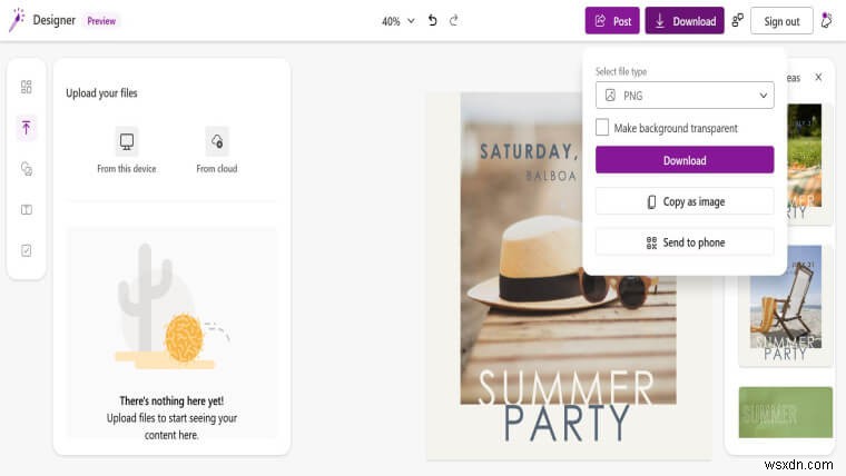 마이크로소프트, Windows 11 신규 디자인 앱  Designer  준비 중? 유출 스크린샷 공개