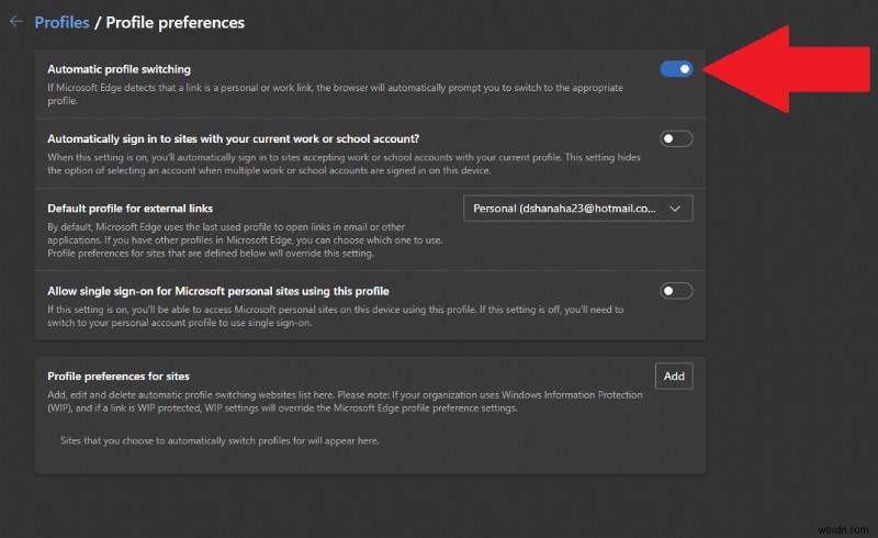 Microsoft Edge 자동 프로필 전환 활성화 방법 – 업무와 개인 링크 깔끔하게 분리하기