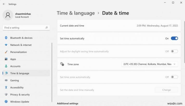 Windows 11 시계 시간이 잘못될 때? 5가지 해결 방법 총정리