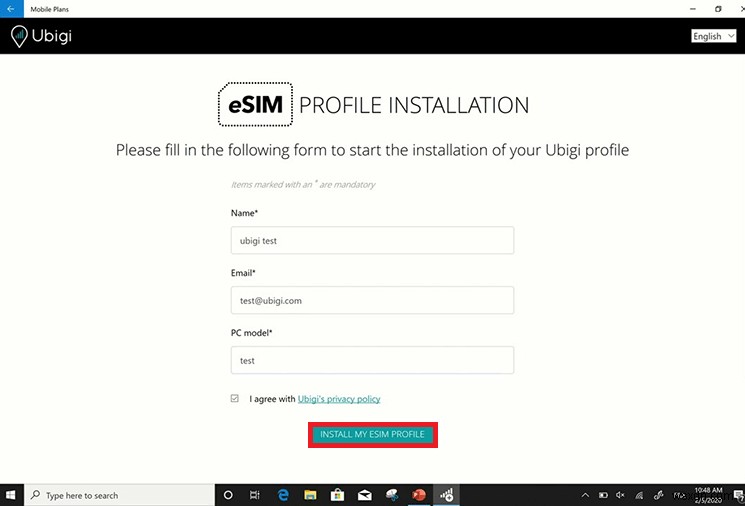 Windows 11에서 무료 eSIM 프로필 발급하고 활성화하는 완벽 가이드