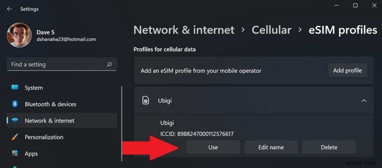Windows 11에서 무료 eSIM 프로필 발급하고 활성화하는 완벽 가이드