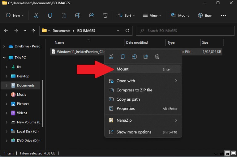 Windows 11에서 ISO 이미지를 단 몇 초 만에 마운트하는 완벽 가이드