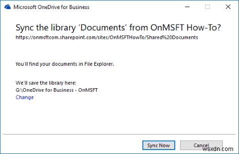 비즈니스용 OneDrive로 SharePoint 문서 라이브러리 동기화하는 방법