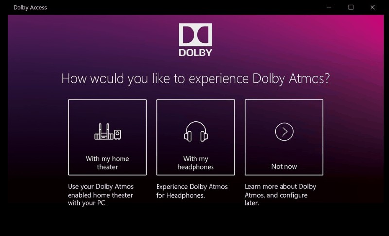 Windows 10에서 돌비 애트모스(Dolby Atmos) 공간 사운드 시작하는 방법