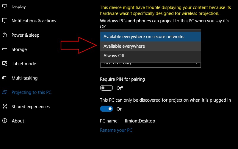 휴대폰 화면을 Windows 10 PC로 무선 미러링하는 방법