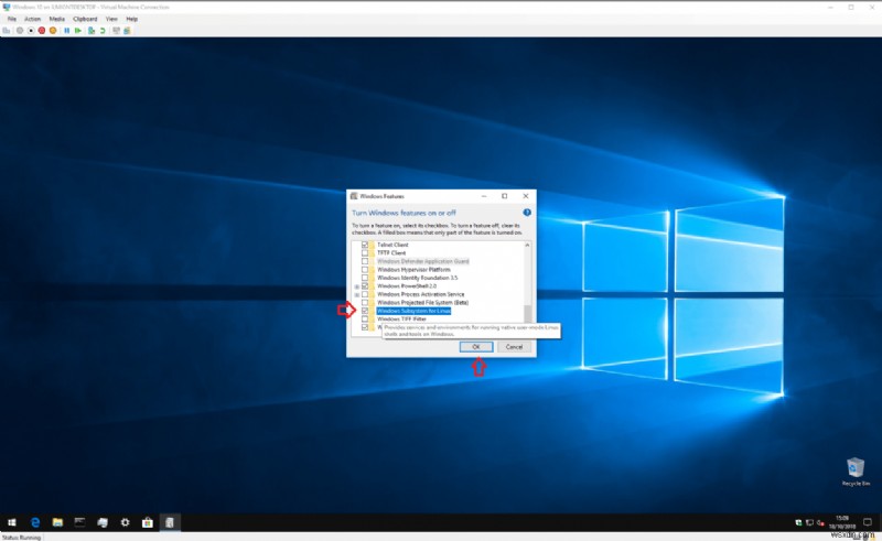 윈도우 10 PC에 WSL(리눅스용 Windows 하위 시스템)을 설치하는 방법